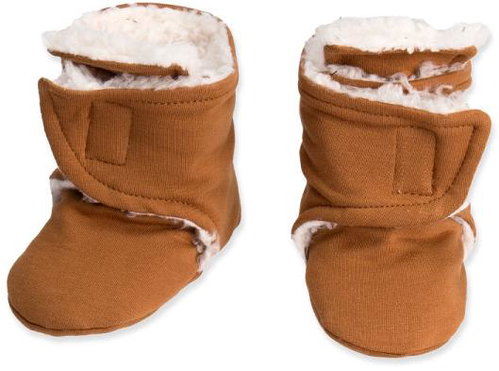 Baby - Smile Basic Socks - brown with lamb 3-6 months - Baby Booties - Main image