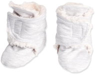 Baby - Smile Capáčky basic - světle šedá s beránkem 9-12 měsíců - Baby Booties