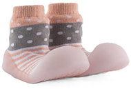 Chameleon Sock Booties Pink Polka - Baby Booties