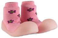 Chameleon Sock booties Flower size 115 - Baby Booties