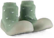 Chameleon Sock Booties Green Squirrel - Baby Booties