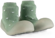 Chameleon Green Squirrel sock boots size 125 - Baby Booties