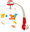 Baby Mix Carousel above the crib with light projector red