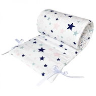 Maceshka Crib Mantinel - pink stars - Crib Bumper