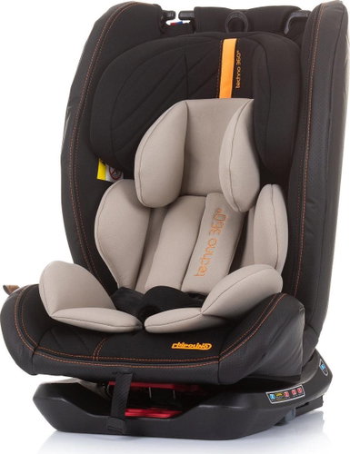 CHIPOLINO Techno 360 Isofix Car Seat 0-36 kg Sand - Car Seat - Main image