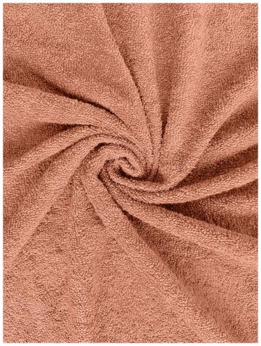 Kaptan Terry Lux crib sheet 60 × 120 cm apricot - Cot sheet - Main image