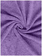 Kaptan Terry Lux crib sheet 70 × 140 cm light purple - Cot sheet