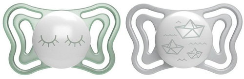 CHICCO Physio Light, silicone, nighttime, 16-36 m, 2 pcs - Cumi - Fő fotó