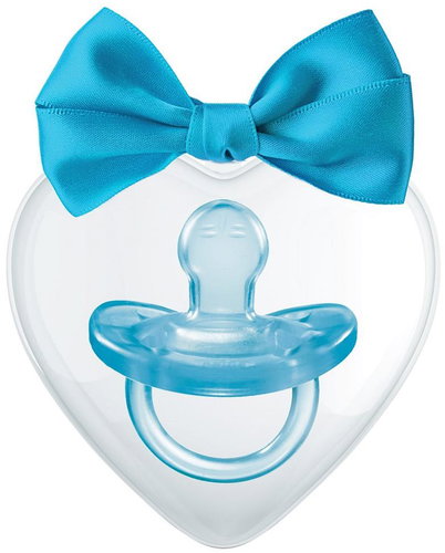 CHICCO Physio Soft, silikonový, LOVE, chlapec, 16 m+ - Dudlík - Hlavní obrázek