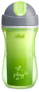 CHICCO Sport thermo with straw 266 ml green 14m+ - Baby cup