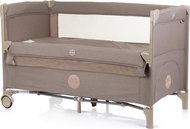 CHIPOLINO Folding side Relax Macadamia linen pattern - Travel Bed