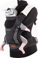 CHIPOLINO Baby carrier Bobby Fly Ebony - Baby Carrier