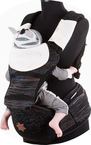 CHIPOLINO Dětské nosítko Hip Star Fly Multicolor Black - Nosítko - Hlavní obrázek