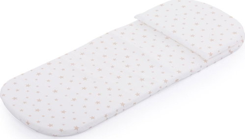 CHIPOLINO Matrace do kočárku Beige stars  78 × 31 cm - Matrace - Main image