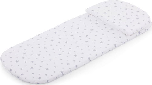 CHIPOLINO Stroller mattress Grey stars 78 × 31 cm - Mattress - Main image