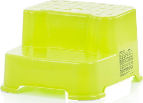 CHIPOLINO Plastic double step for washbasin and toilet green - Stepper - Main image