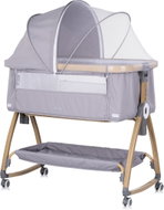 Chipolino Charisma 2v1 Platinum/Wood - Cot