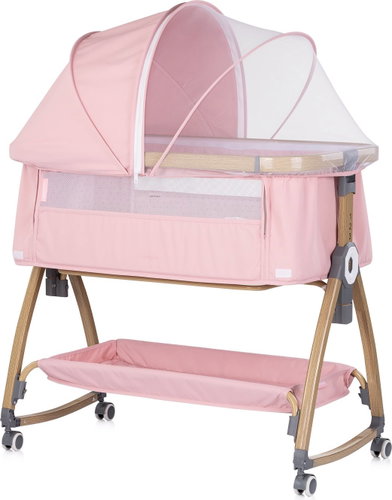 Chipolino Charisma 2v1 Pink/Wood - Cot - Main image