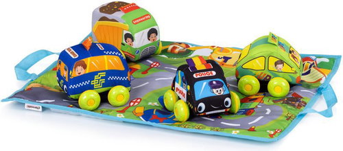 CHIPOLINO Hrací deka 2v1 s autíčky - Play Pad - Main image