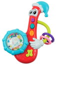 Baby Mix Baby rattle with melody, saxophone red - Baby Rattle
