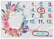 IMPAR milestone blanket Floral - Blanket