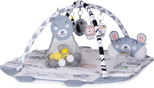 Chipolino Fun Zone Grey 2-in-1 play mat with balls - Blanket - Main image