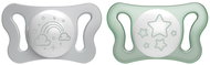 CHICCO Physio Micro silicone 0 - 2m night 2 pcs - Baby Pacifier