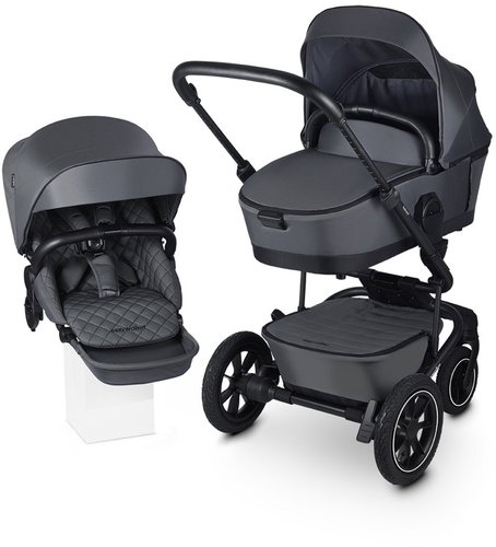 EASYWALKER Harvey5 Premium Mineral Grey XXL AIR - Baby Buggy - Main image