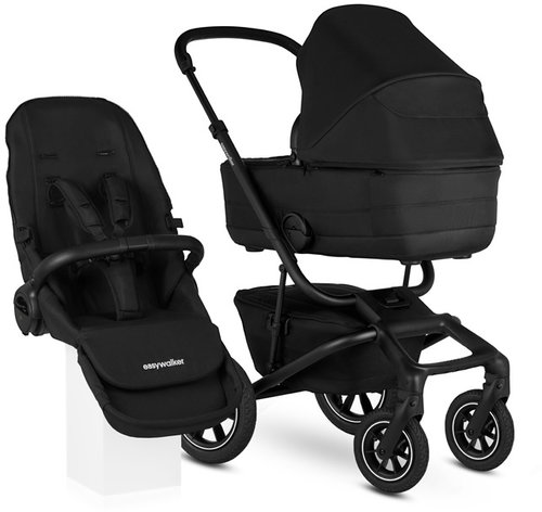 EASYWALKER Combination pushchair Jimmey Pepper Black XXL AIR + RWS - Baby Buggy - Main image