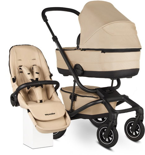 EASYWALKER Combination pushchair Jimmey Sand Taupe XXL AIR + RWS - Baby Buggy - Main image