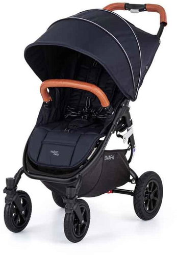 VALCO BABY Stroller Snap 4 Sport Flat Matte LTD Edition Deep Blue, eco-leather - Baby Buggy - Main image
