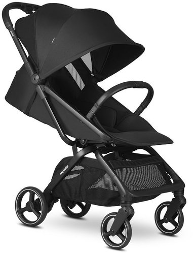 EASYWALKER Rockey M, Sports Stroller, Pure Black - Baby Buggy - Main image