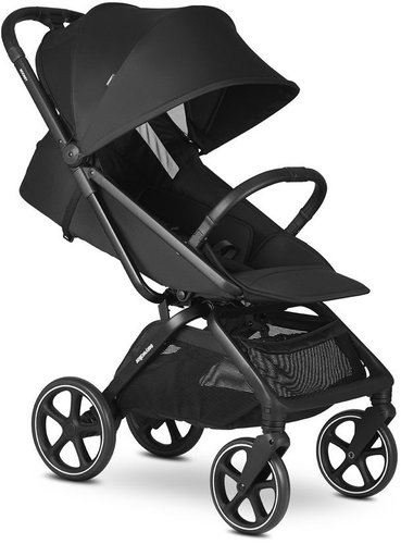 EASYWALKER Rockey L, Sports Stroller, Pure Black - Baby Buggy - Main image