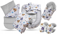 EliNeli Set do postýlky, 7dílná sada Boho zvířátka - Startovací sada pro miminko