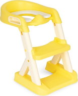 ECOTOYS Toilet seat with ladder, yellow - Children's toilet training seat