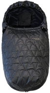 Pinkie Superfine Vee Winter Down Sleeping Bag Black - Stroller Footmuff