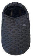 Pinkie Superfine black winter down jacket 0-12 months - Stroller Footmuff
