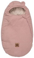 Baby Nellys Warm fuzzy fleece Lamb exclusiv, 85 × 50 cm, powder pink - Stroller Footmuff