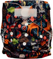 Fabric diaper All in One Forest World Velcro - Nappies