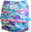 All in One Fabric Diaper Colored Velcro Whale