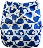 GaGa's Czech Top panties Whale with snaps 9-18 kg - Nappies