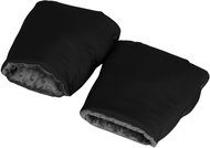 Hajan Split Sleeve Softshell Minky Grey - Stroller Hand Muff