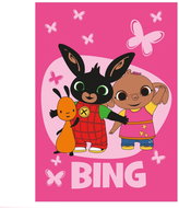 Jerry Fabrics Baby Fleece Blanket Bunny Bing Butterflies 100 × 150 cm - Blanket