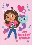 Jerry Fabrics Baby fleece blanket Gabbys Dollhouse Bubbly World 100 × 150 cm - Blanket