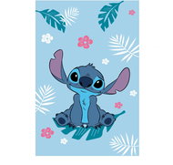 Jerry Fabrics Baby fleece blanket Lilo and Stitch Blue 100 × 150 cm - Blanket