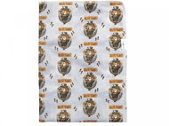 Changing mat (PUL) - Detective Ted, light yellow velour - Changing Pad