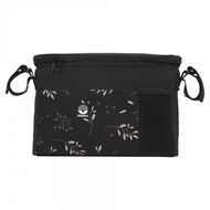 Dooky Buggy DeLuxe Romantic Leaves Black - Organizér na kočárek