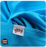 XKKO Bambusové pleny 70 × 70 - Cyan 3 ks - Látkové pleny