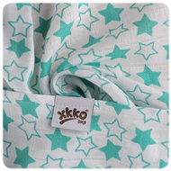 XKKO Bamboo Diapers 70 × 70 - Little Stars Turquoise Mix 3 pcs - Cloth Nappies