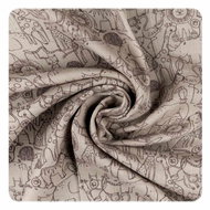 XKKO Bamboo Diapers 70 × 70 - Safari Atmosphere Mix 3 pcs - Cloth Nappies